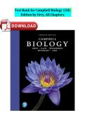 Test Bank for Campbell Biology 12th Edition by Urry&comma; All Chapters NEW VERSION&vert;2026&sol;2027