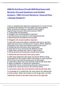 HESI Rn Exit Exam V4 with NGN Real Exam with  Revision-Focused Questions and Verified  Answers &sol; 100&percnt; Correct Solutions &sol; Assured Pass  &sol; Already Graded A&plus; 