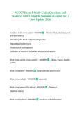 NU 327 Exam 5 Study Guide Questions and Answers with Complete Solutions &lpar;Graded A&plus;&rpar; &vert; New Update 2026