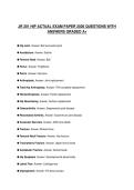 JR 201 HIP COMPREHENSIVE STUDY GUIDE 2026 FULL QUESTIONS AND SOLUTIONS GRADED A&plus;