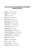 JR 201 BOARD EVALUATION 2026 GUARANTEED PASS ANSWERS GRADED A&plus;