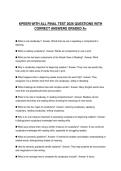 KPEERI WITH ALL FINAL TEST 2026 QUESTIONS WITH CORRECT ANSWERS GRADED A&plus;