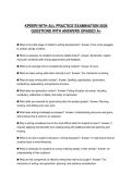 KPEERI WITH ALL COMPREHENSIVE STUDY GUIDE 2026 FULL QUESTIONS AND SOLUTIONS GRADED A&plus;
