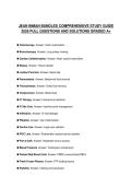 JEAN INMAN BUNDLED PRACTICE EXAMINATION 2026 QUESTIONS WITH ANSWERS GRADED A&plus;