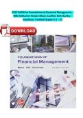 Foundations of Financial Management 18th Edition by Block&comma; Hirt & Danielsen &ndash; Complete Test Bank Chapters 1&ndash;21 &lpar;Verified Content&rpar;