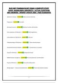 NUR 2407 PHARMACOLOGY EXAM 4 COMPLETE STUDY GUIDE- &lpar;RASMUSSEN UNIVERSITY&rpar; &vert; ACTUAL QUESTIONS AND ANSWERS &vert; NEWEST UPDATE 2026 &vert; PASS GUARANTEE