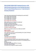 PALS EXAM &lpar;2026-2027&rpar; Updated Version with  Well-Detailed Questions and Verified Answers  from Trusted Study Resources &sol; Fully Solved &  Already Graded A&plus;