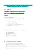 Fundamental Accounting Principles 25th Edition by Wild&comma; Shaw & Larson &ndash; Complete Test Bank All Chapters &lpar;New Version 2026&sol;2027&rpar;