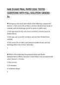 NAB EXAMS FINAL PAPER 2026 TESTED QUESTIONS WITH FULL SOLUTION GRADED A&plus;