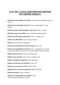 JT 201 TEST 1 COMPREHENSIVE STUDY GUIDE 2026 FULL QUESTIONS AND SOLUTIONS GRADED A&plus;