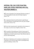 NATIONAL FUEL GAS CODE EXAM FINAL PAPER 2026 TESTED QUESTIONS WITH FULL SOLUTION GRADED A&plus;