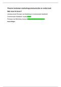 Samenvatting Marketingcommunicatie en onderzoek 