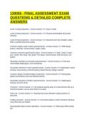 130055 - FINAL ASSESSMENT EXAM QUESTIONS & DETAILED COMPLETE ANSWERS