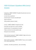 MSIS 4123 Exam 5 Questions With Correct Answers&period;