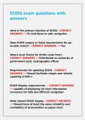 ECDIS exam questions with answers