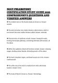 NCCT PHLEBOTOMY CERTIFICATION STUDY GUIDE 2026 COMPREHENSIVE QUESTIONS AND VERIFIED ANSWERS