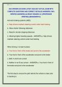 AAA DRIVERS ED EXAM LATEST 2026-2027 ACTUAL EXAM WITH  COMPLETE QUESTIONS AND CORRECT DETAILED ANSWERS &lpar;100&percnt;  VERIFIED ANSWERS&rpar; &vert;ALREADY GRADED A&plus;&vert; &vert;&vert;PROFESSOR  VERIFIED&vert;&vert; &vert;&vert;BRANDNEW&excl;&excl;&excl;&vert;&vert;