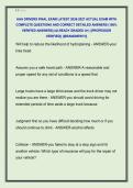AAA DRIVERS FINAL EXAM LATEST 2026-2027 ACTUAL EXAM WITH  COMPLETE QUESTIONS AND CORRECT DETAILED ANSWERS &lpar;100&percnt;  VERIFIED ANSWERS&rpar; &vert;ALREADY GRADED A&plus;&vert; &vert;&vert;PROFESSOR  VERIFIED&vert;&vert; &vert;&vert;BRANDNEW&excl;&excl;&excl;&vert;&vert;