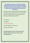 AANP &lpar;AMERICAN ASSOCIATION OF NURSE PRACTITIONERS&rpar;  BOARD EXAM LATEST 2026-2027 ACTUAL EXAM WITH COMPLETE  QUESTIONS AND CORRECT DETAILED ANSWERS &lpar;100&percnt; VERIFIED  ANSWERS&rpar; &vert;ALREADY GRADED A&plus;&vert; &vert;&vert;PROFESSOR VERIFIED&vert;&vert;  &vert;&vert;BRANDNEW&excl;&excl;&excl;&vert;&vert;