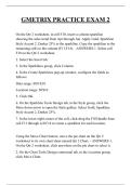 GMETRIX PRACTICE EXAM 2  QUESTIONS AND ANSWERS 2026