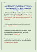 ACLS FINAL EXAM LATEST 2026-2027 ACTUAL EXAM WITH  COMPLETE QUESTIONS AND CORRECT DETAILED ANSWERS &lpar;100&percnt;  VERIFIED ANSWERS&rpar; &vert;ALREADY GRADED A&plus;&vert; &vert;&vert;PROFESSOR  VERIFIED&vert;&vert; &vert;&vert;BRANDNEW&excl;&excl;&excl;&vert;&vert; 