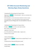 CFI CBCA Account Monitoring and  Warning Signs Study Questions