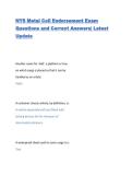 NYS Metal Coil Endorsement Exam Questions and Correct Answers&vert; Latest Update