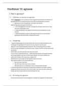 Samenvatting -  Sociale psychologie - hoofdstuk 10&colon; agressie &lpar;B001643A&rpar;