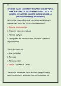 ADVANCED HEALTH ASSESSMENT HESI LATEST 2026-2027 ACTUAL  EXAM WITH COMPLETE QUESTIONS AND CORRECT DETAILED  ANSWERS &lpar;100&percnt; VERIFIED ANSWERS&rpar; &vert;ALREADY GRADED A&plus;&vert;  &vert;&vert;PROFESSOR VERIFIED&vert;&vert; &vert;&vert;BRANDNEW&excl;&excl;&excl;&vert;&vert; 
