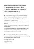 NGN PEDIATRIC RN PROCTORED EXAM COMPREHENSIVE TEST PAPER 2026 COMPLETE QUESTIONS AND ANSWERS EXPERT VERIFIED GRADED A