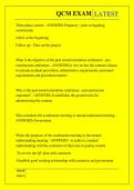 QCM EXAM QUESTIONS AND ANSWERS 2026