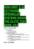 2026&sol;2027 FDNY S-12 Citywide Sprinkler Systems Exam&colon; The Elite Test Bank & Cheat Sheet &lpar;NFPA 25 Updates&rpar;