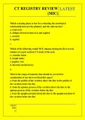 CT REGISTRY REVIEW  &lpar;MIC&rpar; QUESTIONS AND ANSWERS 2026