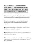 BIOD 121 MODULE 2 EXAM REQUIRING RESPONDUS LOCKDOWN BROWSER AND WEBCAM EXAM SCRIPT 2026 TEST PAPER QUESTIONS AND SOLUTIONS GRADED A&plus;