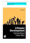 Lifespan Development 9th Edition by Denise Boyd &ndash; Complete Test Bank Chapters 1&ndash;19 &lpar;All Chapters Covered&rpar;