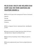 NR 222 EXAM 1 HEALTH AND WELLNESS EXAM SCRIPT 2026 TEST PAPER QUESTIONS AND SOLUTIONS GRADED A&plus;