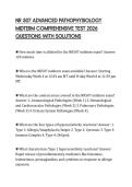 NR 507 ADVANCED PATHOPHYSIOLOGY MIDTERM FULL QUESTION PAPER 2026 WITH ANSWERS GRADED A&plus;