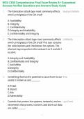 WGU C836 Comprehensive Final Exam Review A&plus; Guaranteed Success Verified Questions and Answers Study Guide