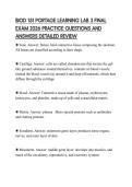 BIOD 151 PORTAGE LEARNING LAB 3 FINAL EXAM 2026 PRACTICE QUESTIONS AND ANSWERS DETAILED REVIEW