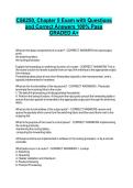 CS6250&comma; Chapter 5 Exam with Questions and Correct Answers 100- Pass GRADED A&plus;&period;