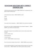 DCW EXAM QUEATIONS WITH CORRECT ANSWERS 2026