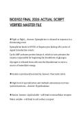 BIOD102 FINAL 2026 ACTUAL SCRIPT VERIFIED MASTER FILE