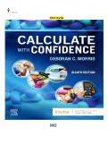 Test Bank for Calculate with Confidence&comma; 8Th Edition by Deborah C&period; Morris &vert; Chapters 1-24