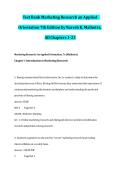 Test Bank Marketing Research an Applied Orientation 7th Edition byNaresh K&period; Malhotra&comma; All Chapters 1-23