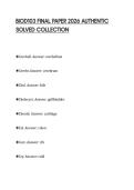 BIOD103 FINAL PAPER 2026 AUTHENTIC SOLVED COLLECTION