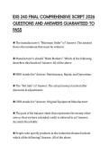 IDIS 240 FINAL COMPREHENSIVE SCRIPT 2026 QUESTIONS AND ANSWERS GUARANTEED TO PASS