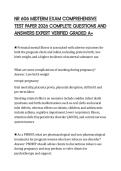 NR 606 MIDTERM EXAM COMPREHENSIVE TEST PAPER 2026 COMPLETE QUESTIONS AND ANSWERS EXPERT VERIFIED GRADED A&plus;