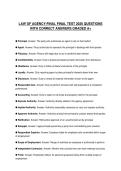 LCP4801 PRACTICE EXAMINATION 2026 QUESTIONS WITH ANSWERS GRADED A&plus;