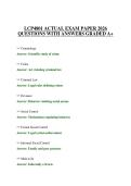 LCP4801 COMPREHENSIVE STUDY GUIDE 2026 FULL QUESTIONS AND SOLUTIONS GRADED A&plus;