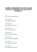 LCP4801 ACTUAL EXAM PAPER 2026 QUESTIONS WITH ANSWERS GRADED A&plus;